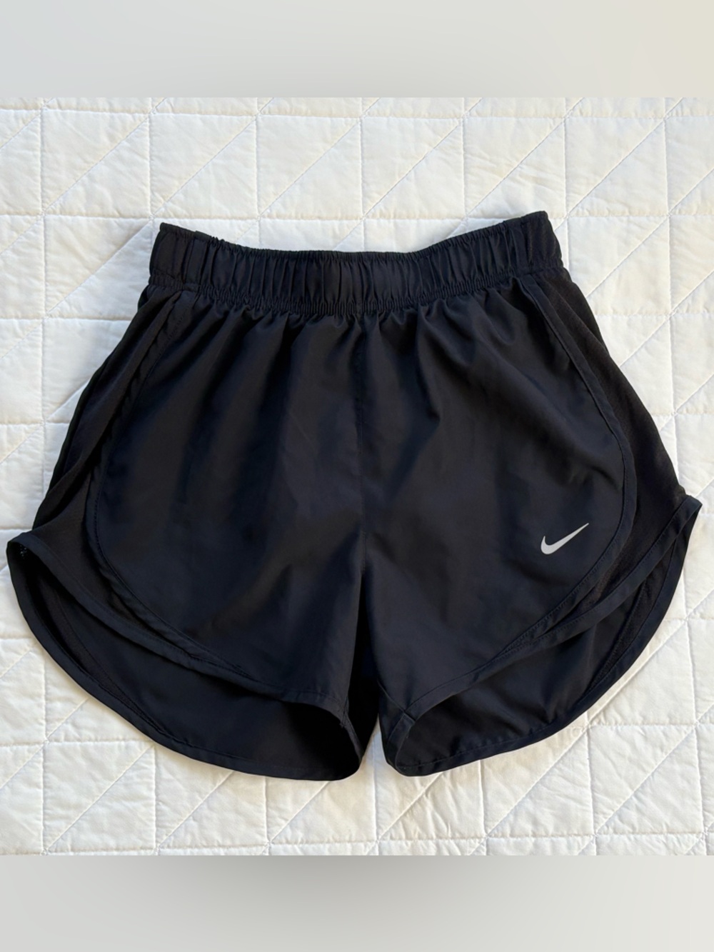 Nike Women's Tempo Dri-FIT Brief-Lined Running Shorts Black XS